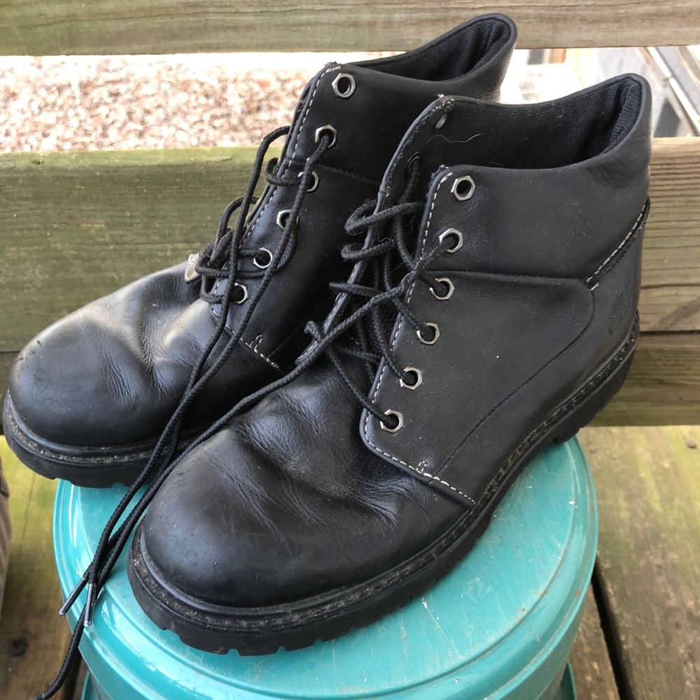 Timberland Black Ankle Boots